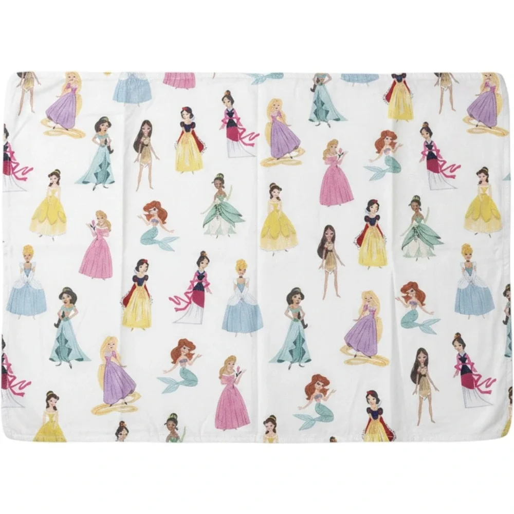 Pottery Barn Kids Disney Princess Sheet Set Full 4 Pillowcases Organic Retired